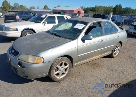 2001 Nissan Sentra Se из США, поврежденный, VIN 3N1BB51D61L129787